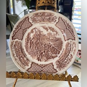 Vintage Fairwinds Copper Engraved Plate